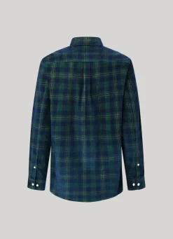 Men Pepe Jeans Checked Corduroy Shirt