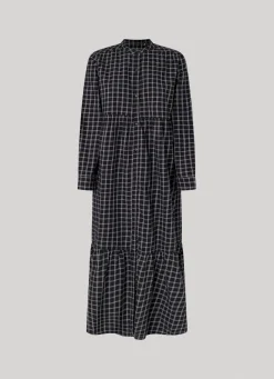 Women Pepe Jeans Checked Cotton Dress