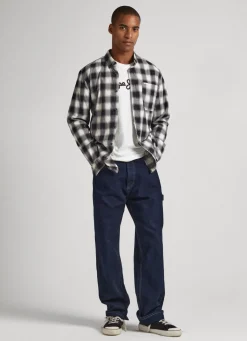 Men Pepe Jeans Checked Cotton Shirt
