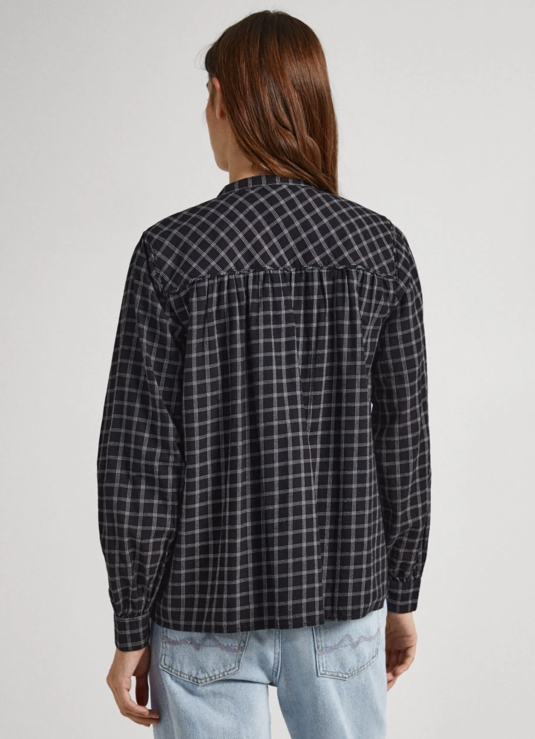 Women Pepe Jeans Checked Cotton Shirt