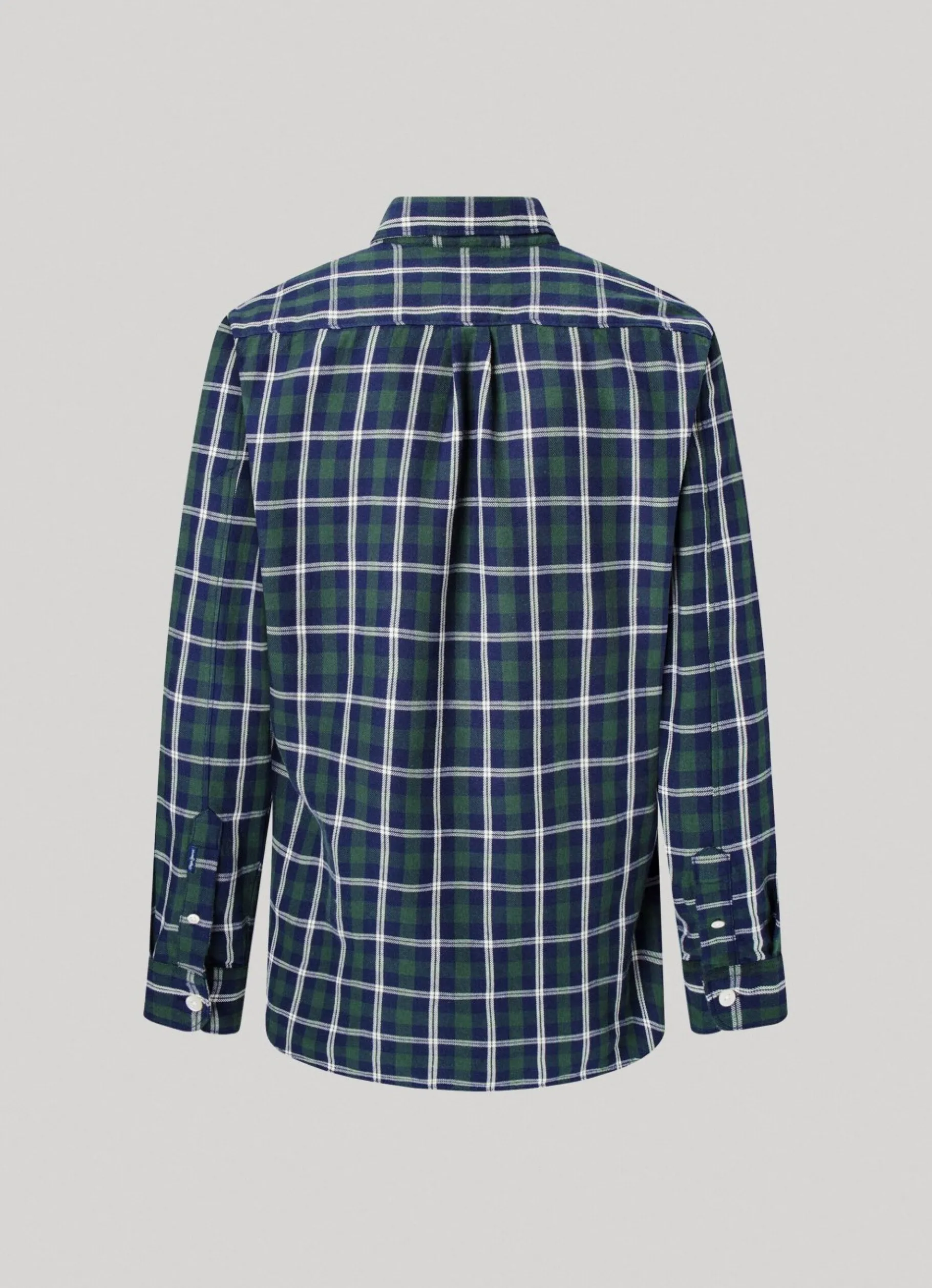 Men Pepe Jeans Checked Cotton Twill Shirt