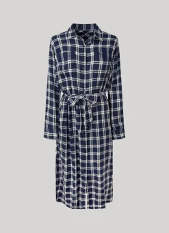 Women Pepe Jeans Checked Dress With Belt