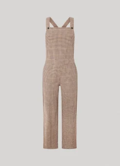Women Pepe Jeans Checked Dungarees