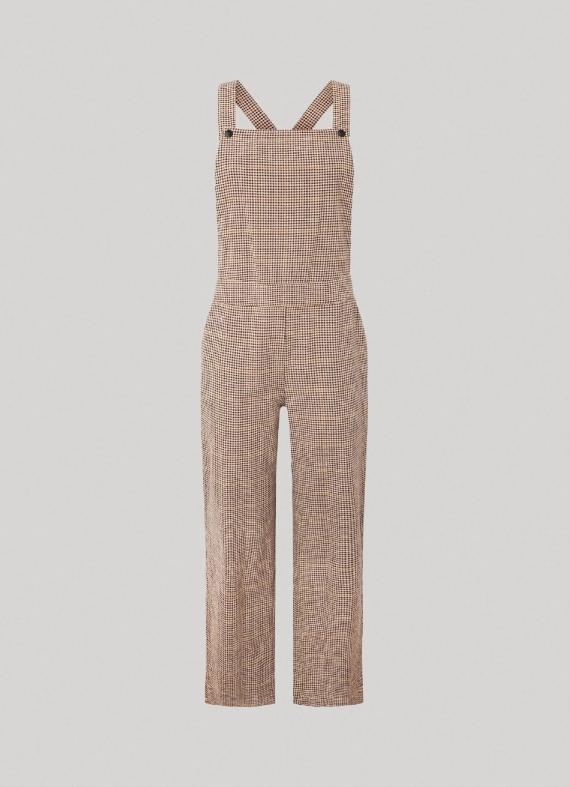 Women Pepe Jeans Checked Dungarees