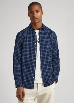 Men Pepe Jeans Checked Flannel Shirt