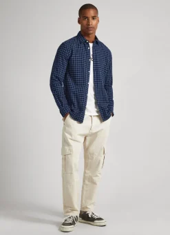 Men Pepe Jeans Checked Flannel Shirt