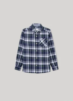 Boy Pepe Jeans Checked Flannel Shirt