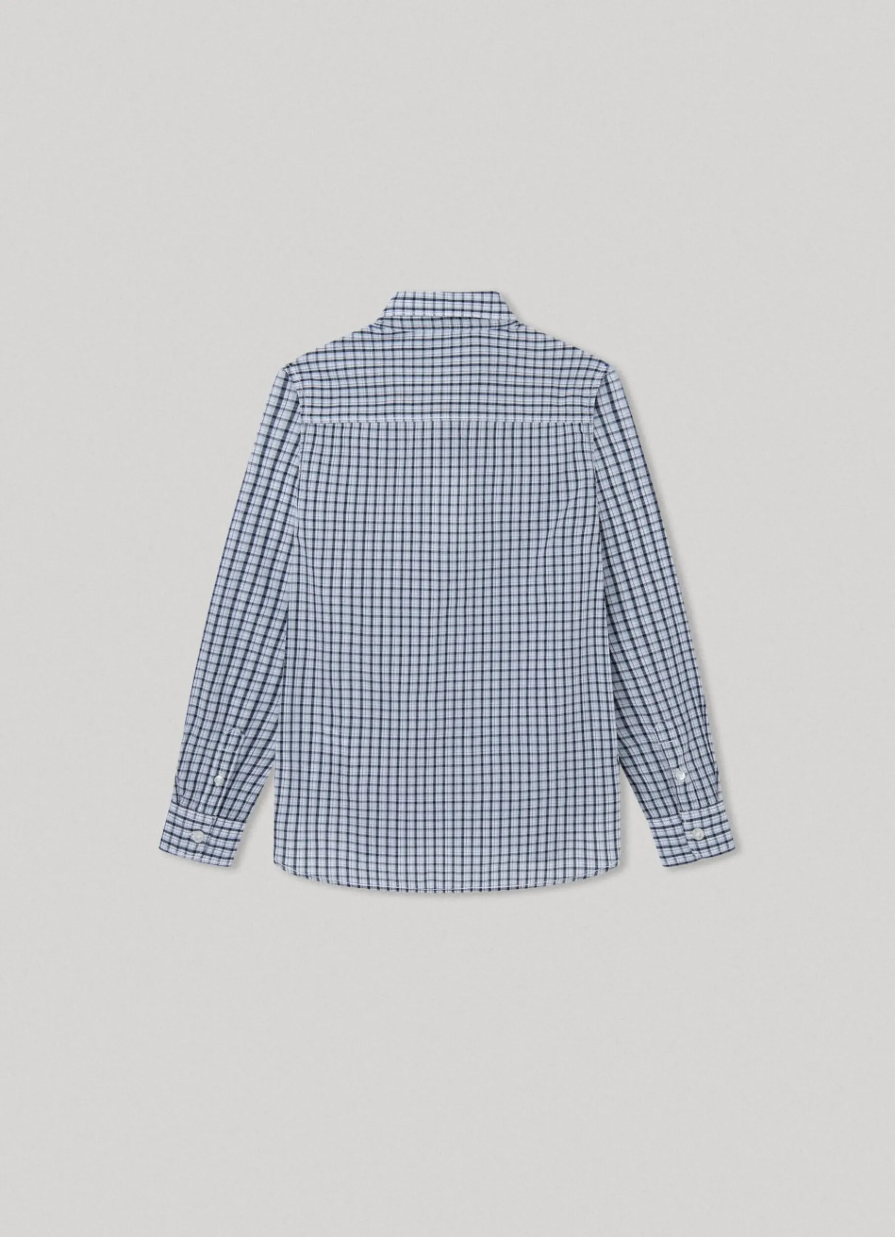 Boy Pepe Jeans Checked Poplin Shirt