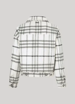 Women Pepe Jeans Checked Wool Jacket