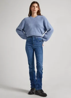 Women Pepe Jeans Chenille Crew Neck Knit