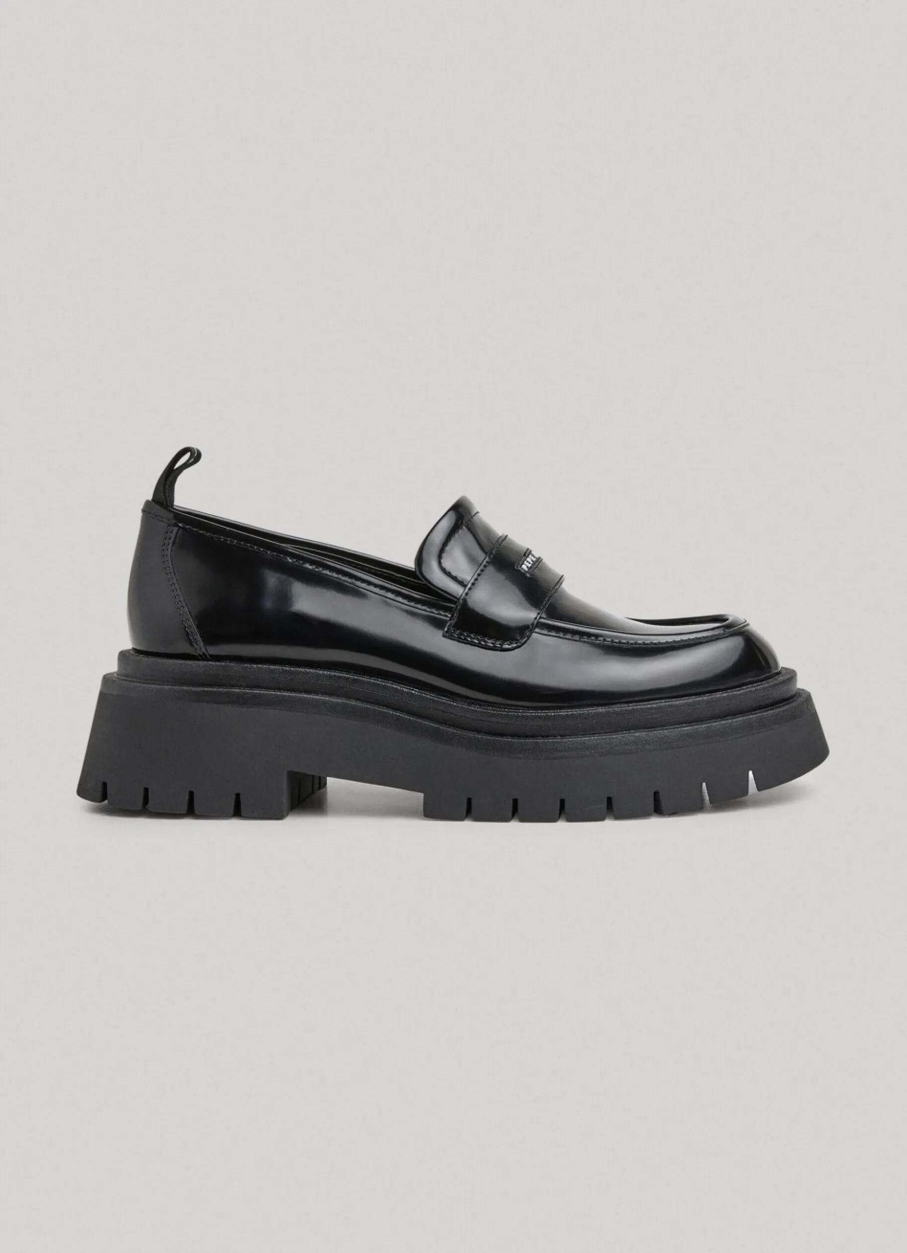 Women Pepe Jeans Chunky Loafers With Notched Sole
