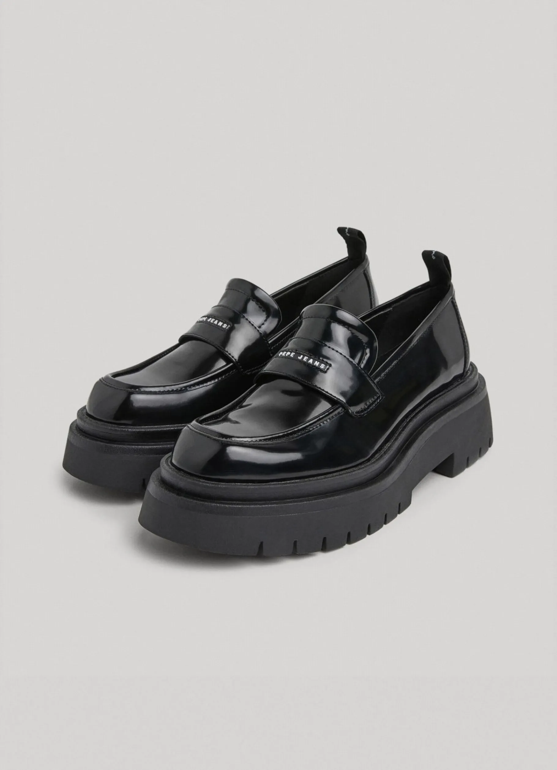 Women Pepe Jeans Chunky Loafers With Notched Sole