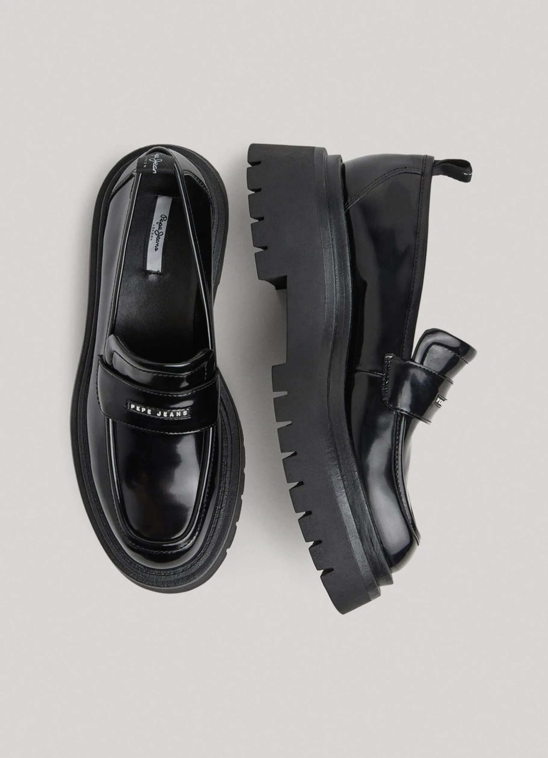 Women Pepe Jeans Chunky Loafers With Notched Sole