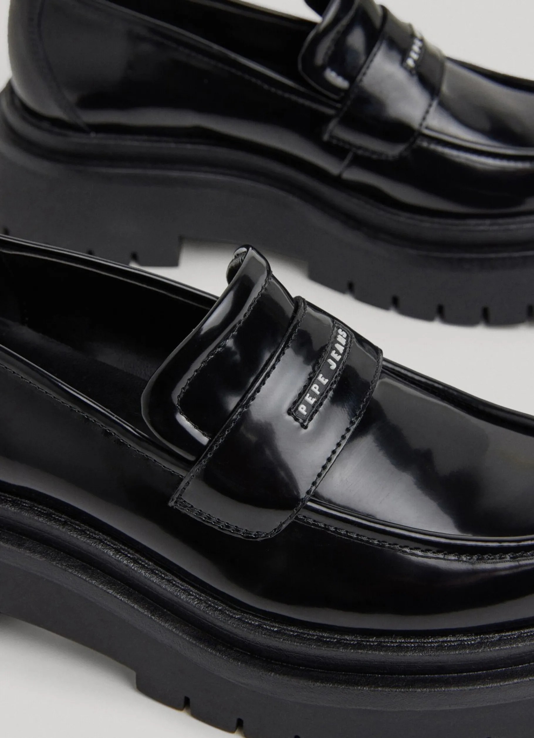 Women Pepe Jeans Chunky Loafers With Notched Sole