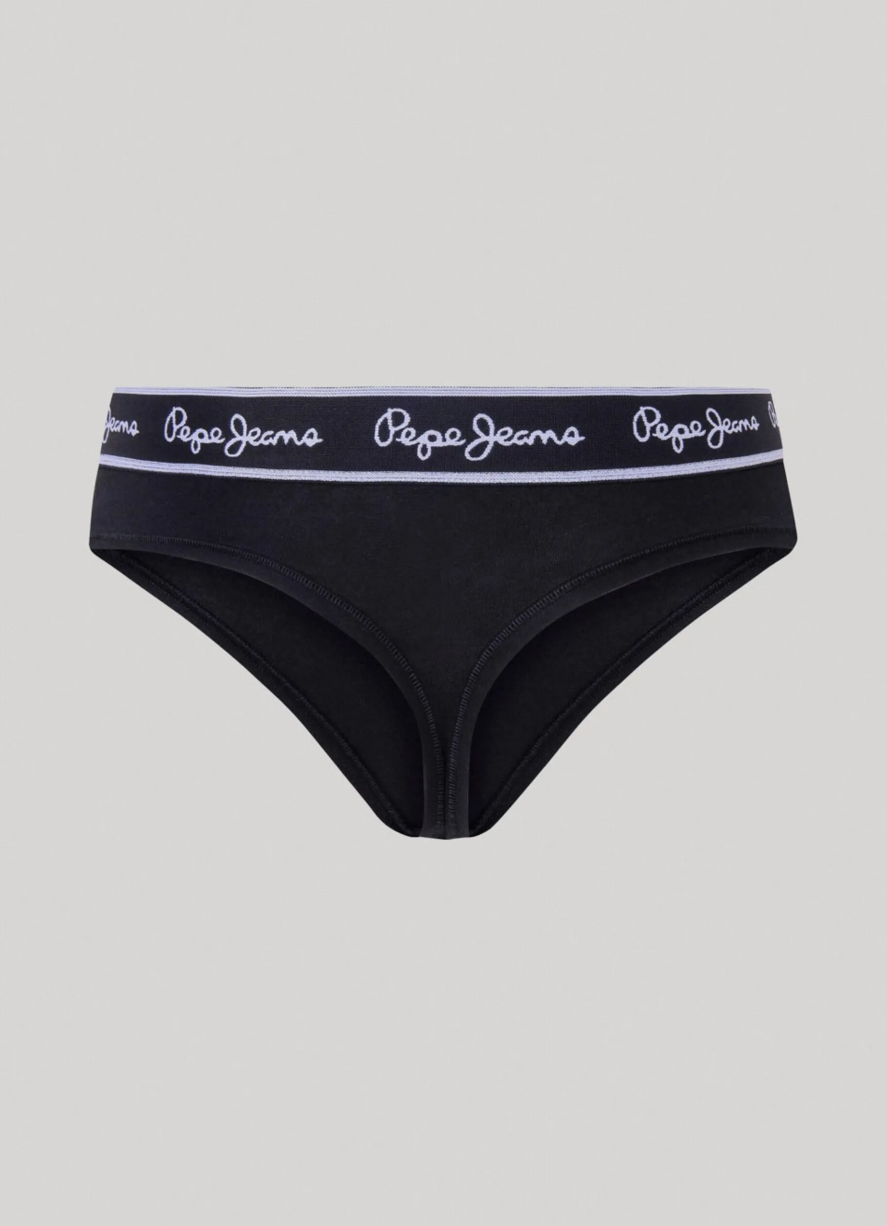 Women Pepe Jeans Classic Thong With Printed Logo