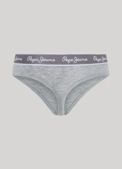 Women Pepe Jeans Classic Thong With Printed Logo