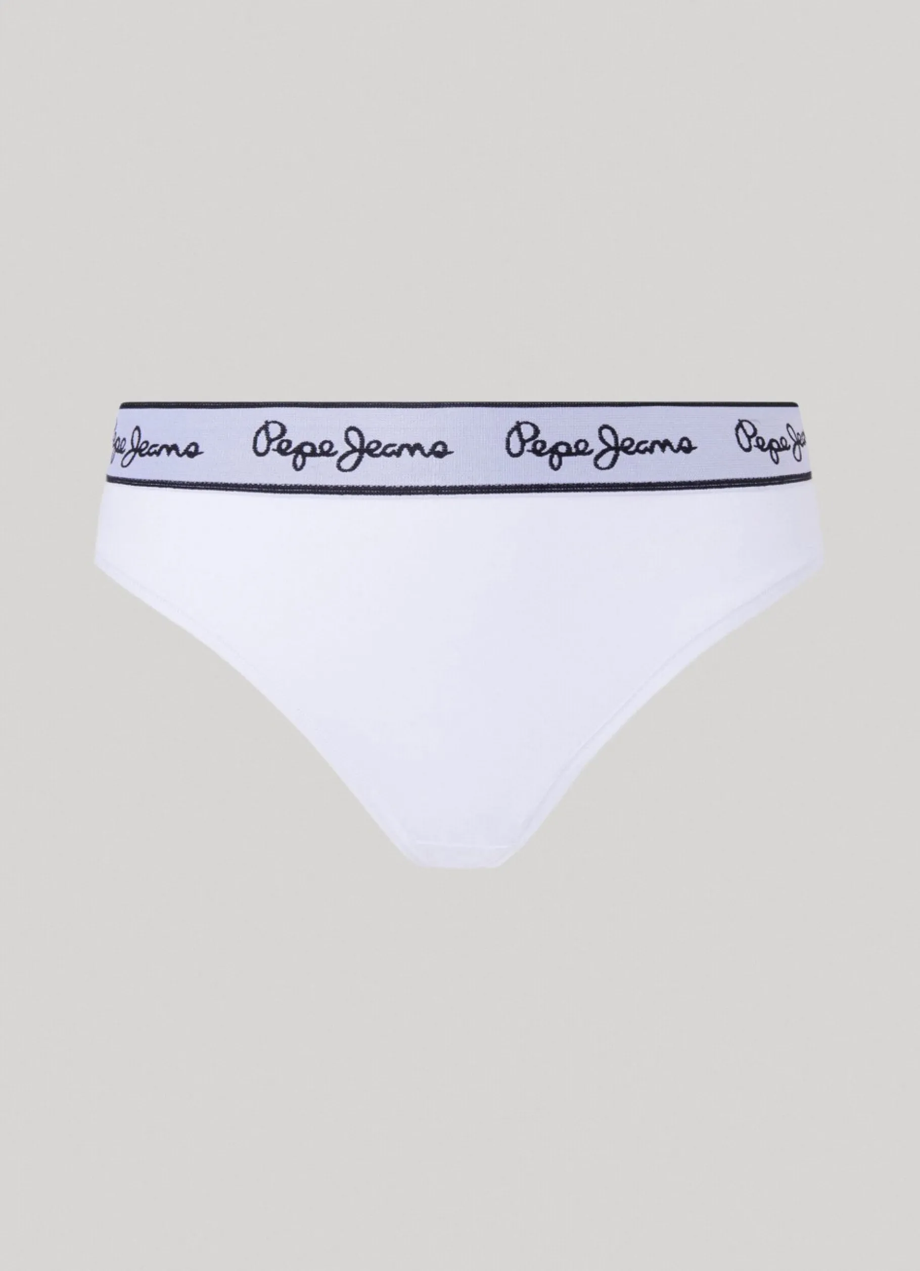 Women Pepe Jeans Classic Thong With Printed Logo