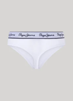 Women Pepe Jeans Classic Thong With Printed Logo