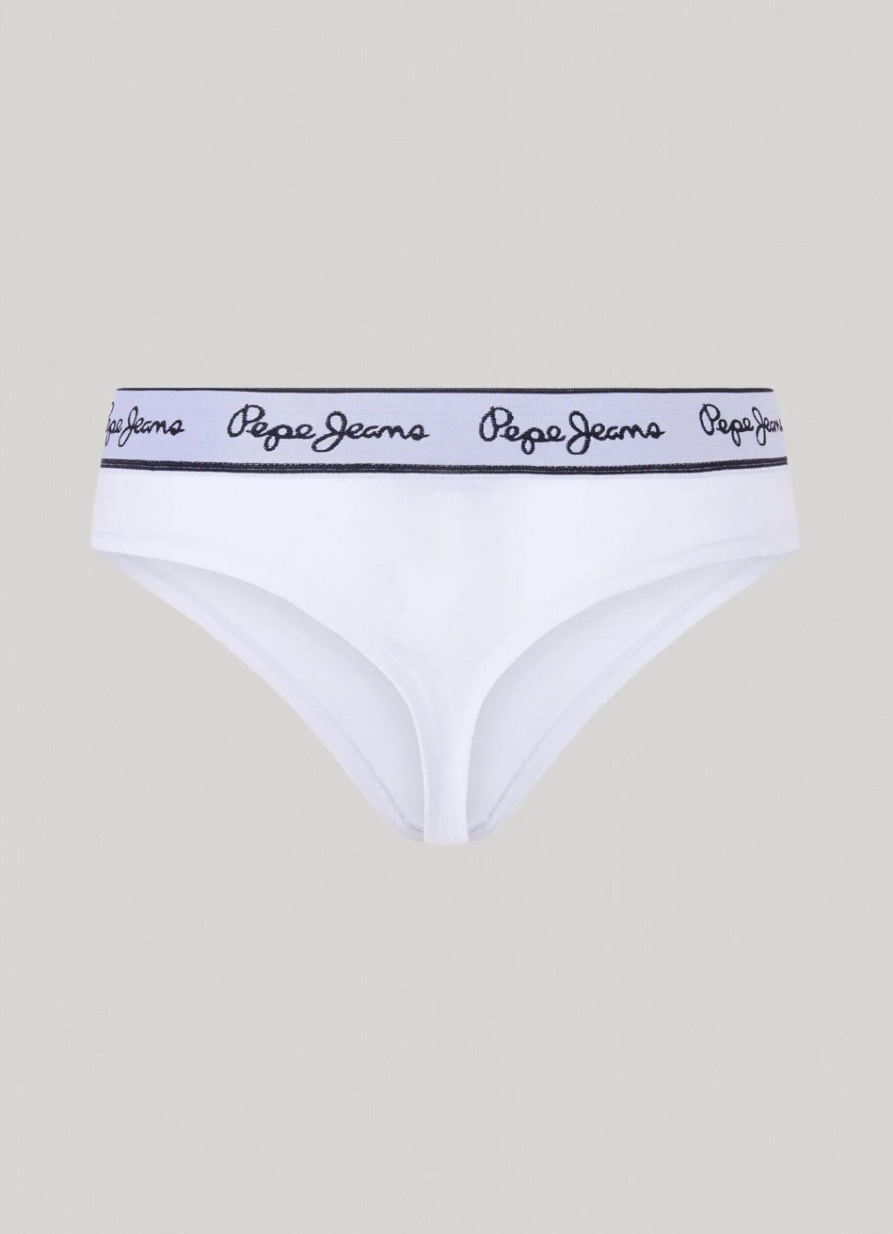 Women Pepe Jeans Classic Thong With Printed Logo