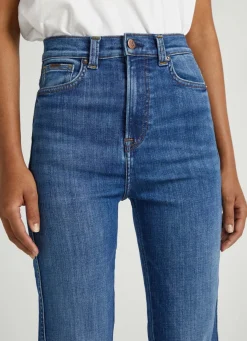 Women Pepe Jeans Cleo Straight Fit High-Rise Jeans