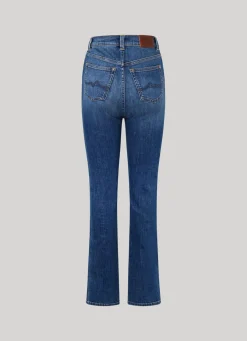 Women Pepe Jeans Cleo Straight Fit High-Rise Jeans
