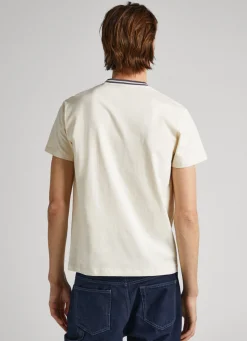 Men Pepe Jeans Collar Trim T-Shirt