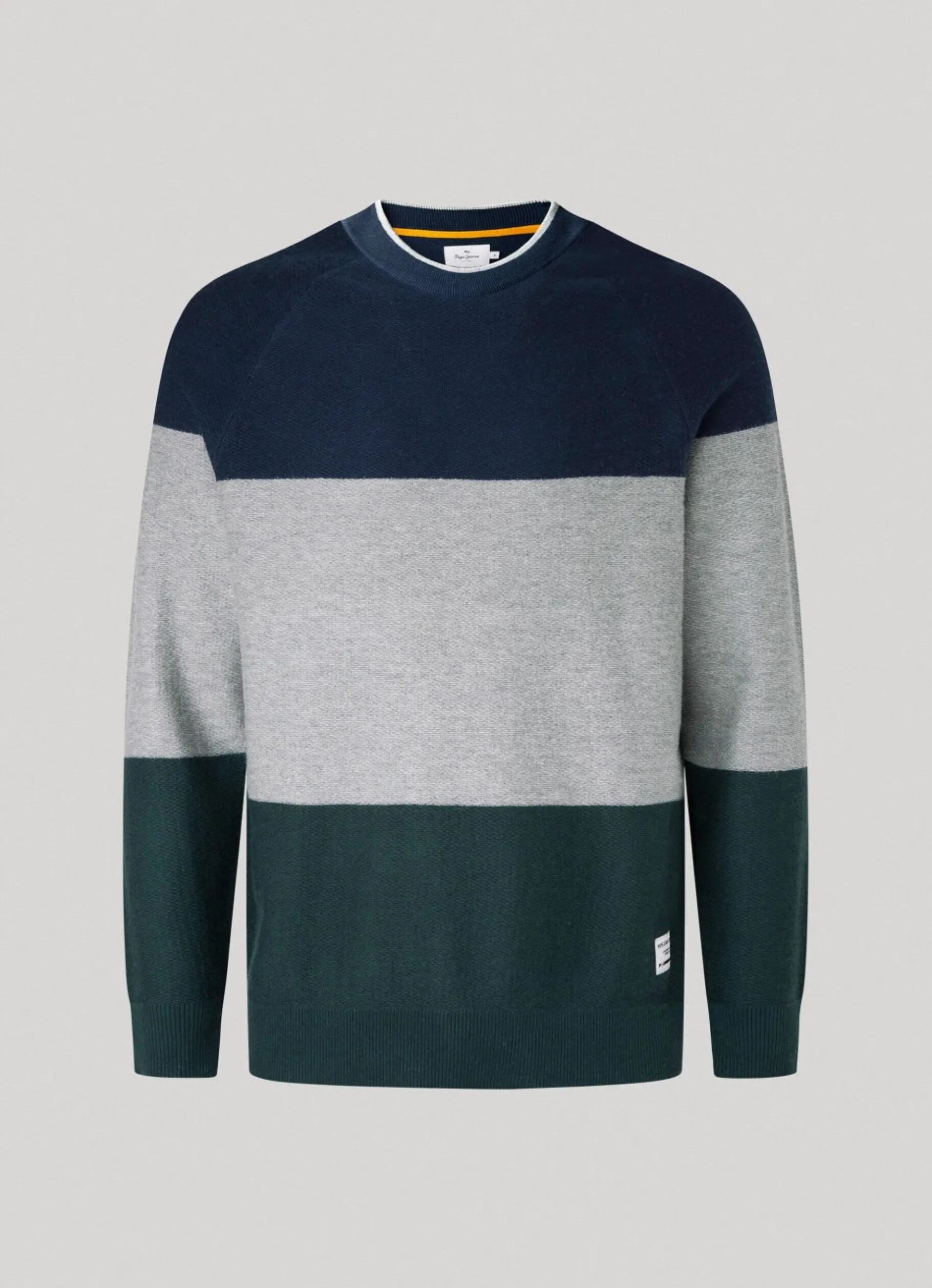 Men Pepe Jeans Colour Block Cotton Sweatshirt