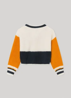 Girl Pepe Jeans Colour Block Knit
