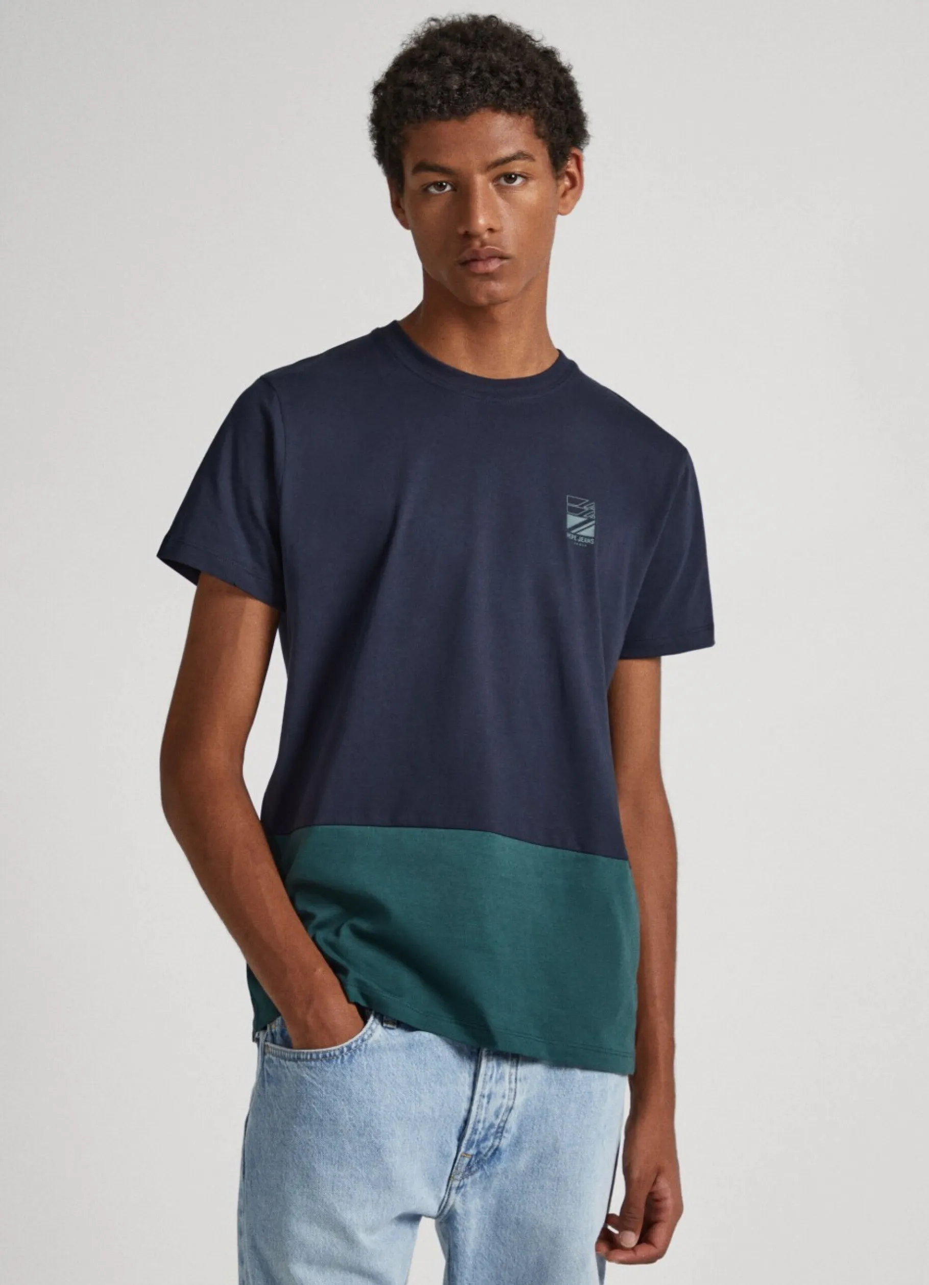 Men Pepe Jeans Colour Block T-Shirt