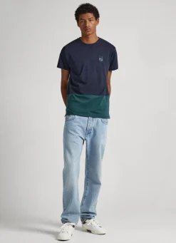 Men Pepe Jeans Colour Block T-Shirt