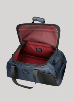 Men Pepe Jeans Combined Fabric Travel Bag