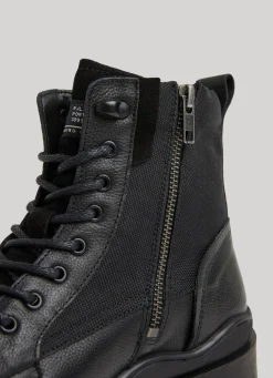 Men Pepe Jeans Combined Fabric Utility Boots