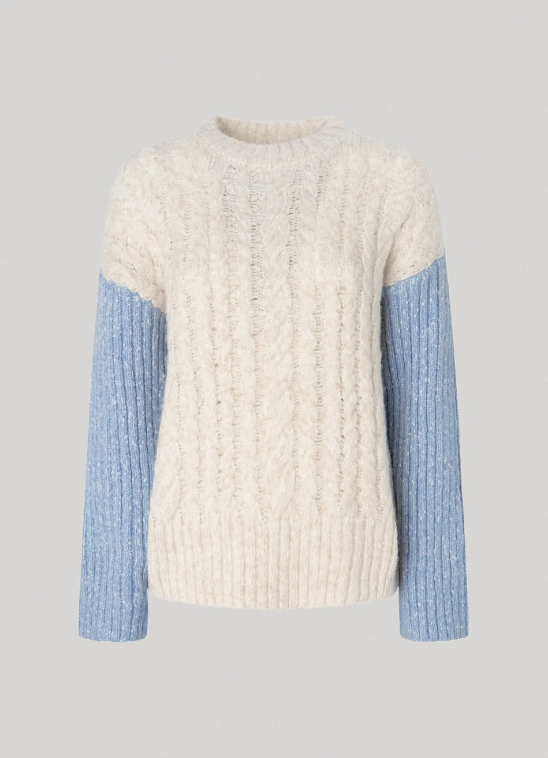 Women Pepe Jeans Contrast Sleeve Knit