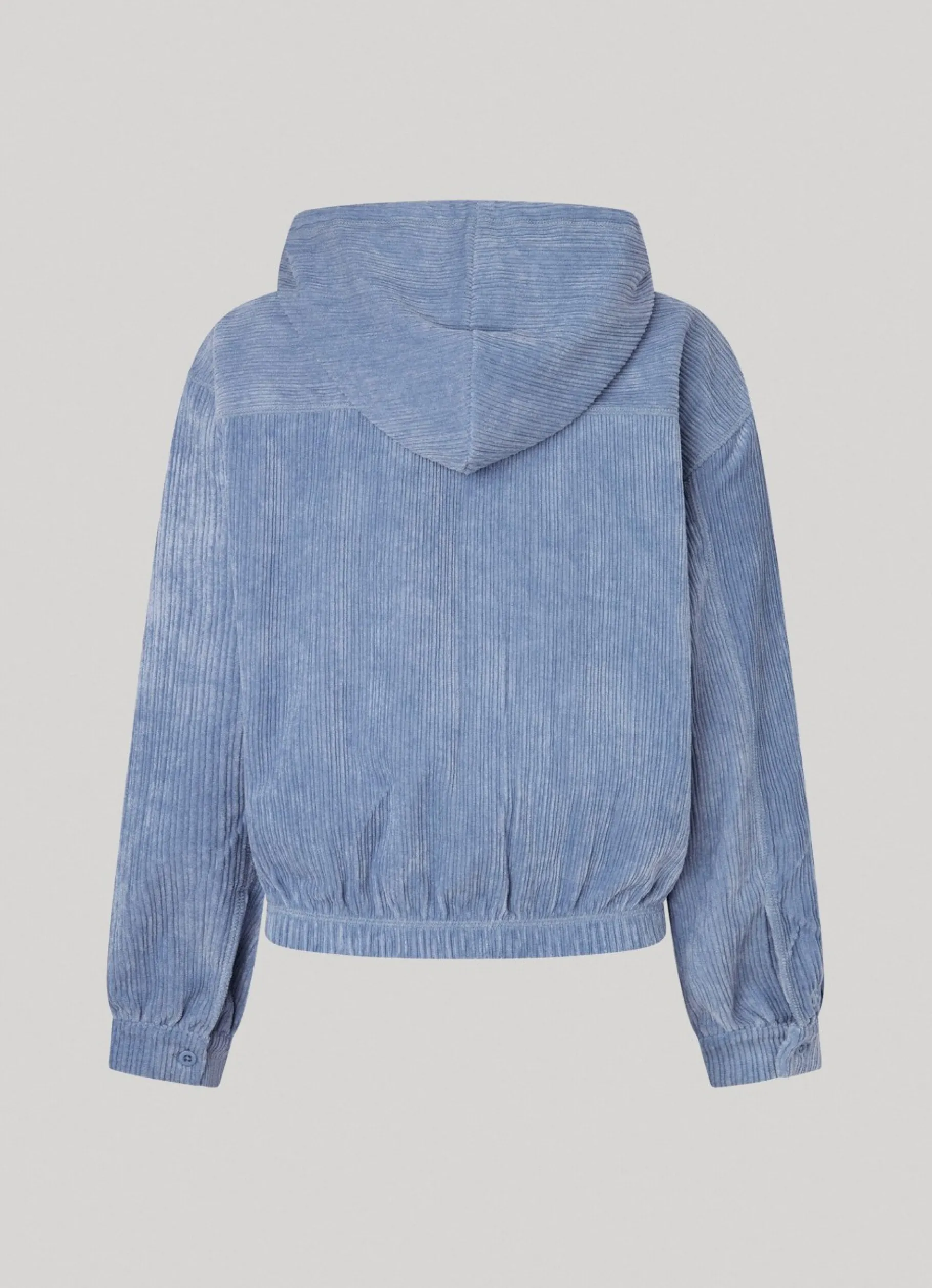 Women Pepe Jeans Corduroy Sweatshirt With Hood