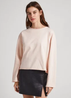 Women Pepe Jeans Cotton Lycra Sweatshirt
