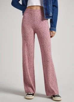 Women Pepe Jeans Cotton Melange Trousers