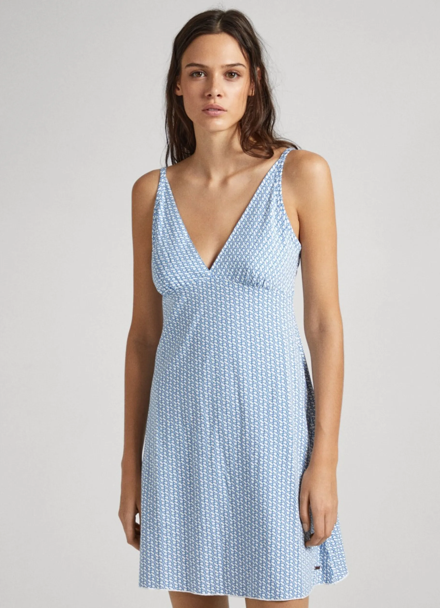Women Pepe Jeans Cotton Modal Jersey Nightdress