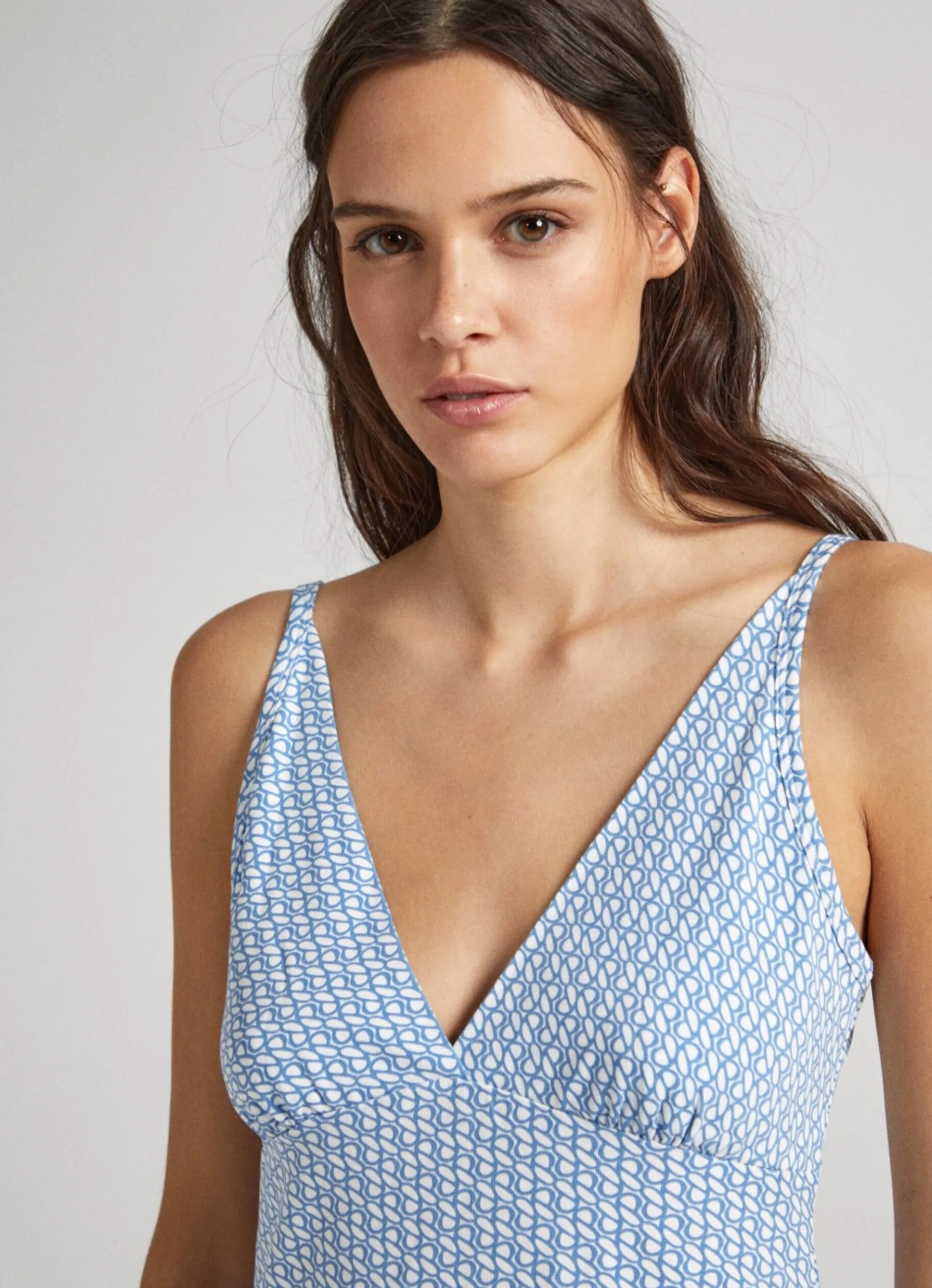 Women Pepe Jeans Cotton Modal Jersey Nightdress