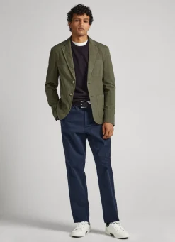 Men Pepe Jeans Cotton Poplin Blazer