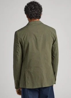 Men Pepe Jeans Cotton Poplin Blazer