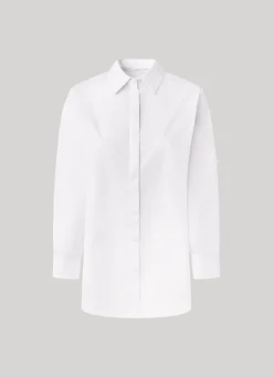 Women Pepe Jeans Cotton Poplin Oversize Fit Shirt