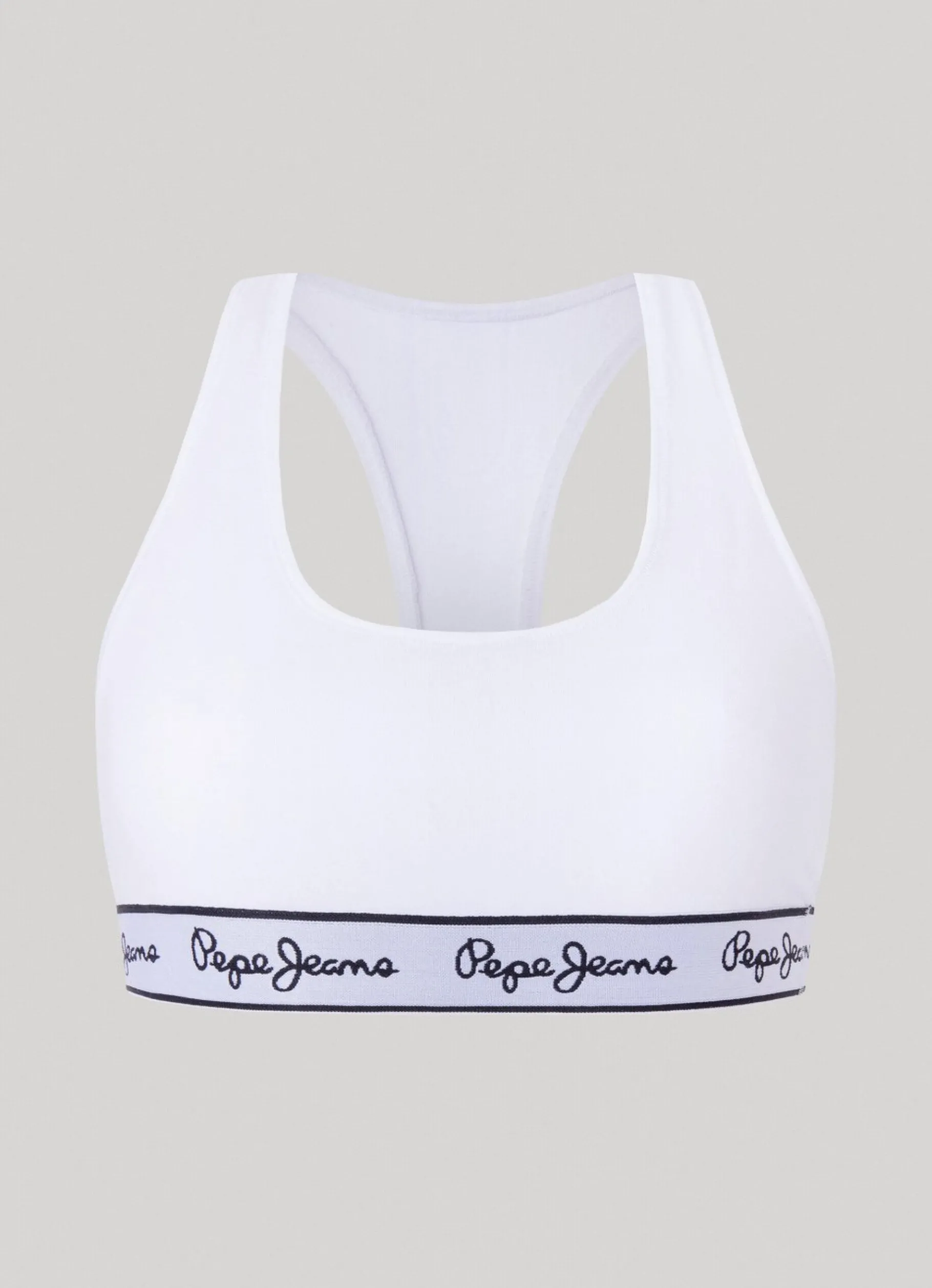 Women Pepe Jeans Cotton Sports Bra