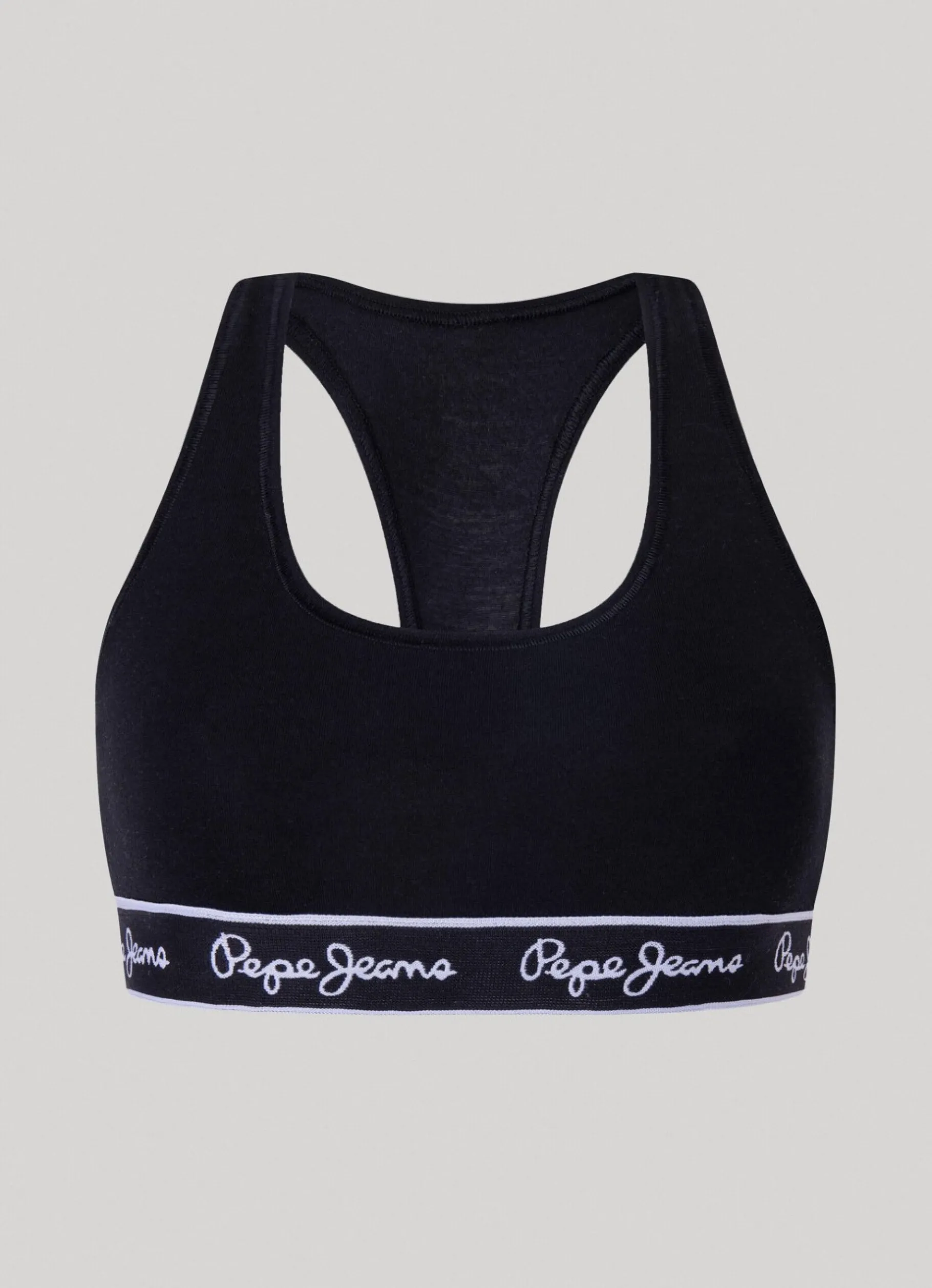 Women Pepe Jeans Cotton Sports Bra