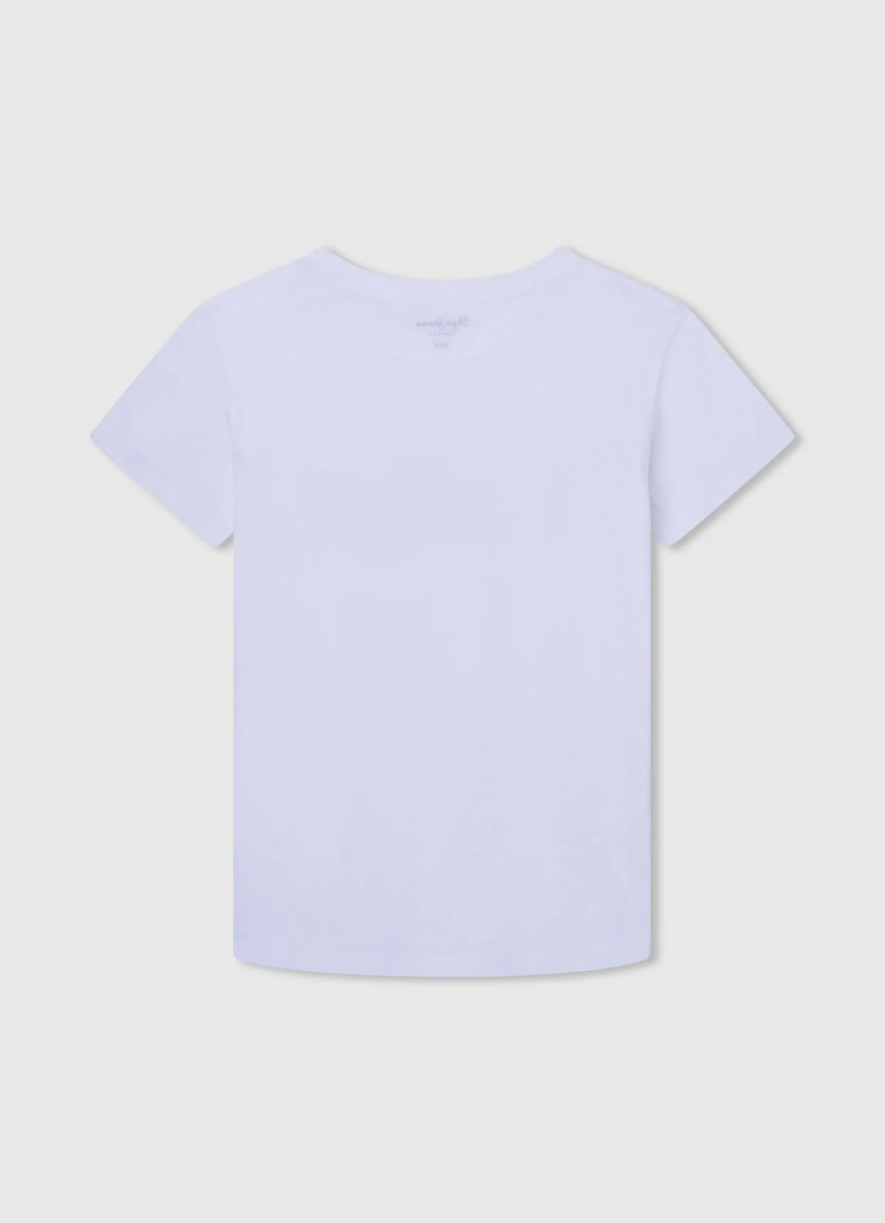 Boy Pepe Jeans Cotton T-Shirt With Printed Logo