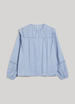 Women Pepe Jeans Cotton Twill Blouse