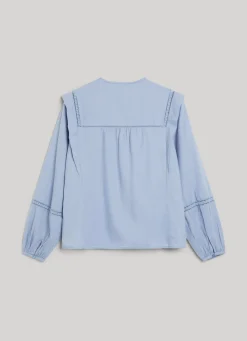 Women Pepe Jeans Cotton Twill Blouse