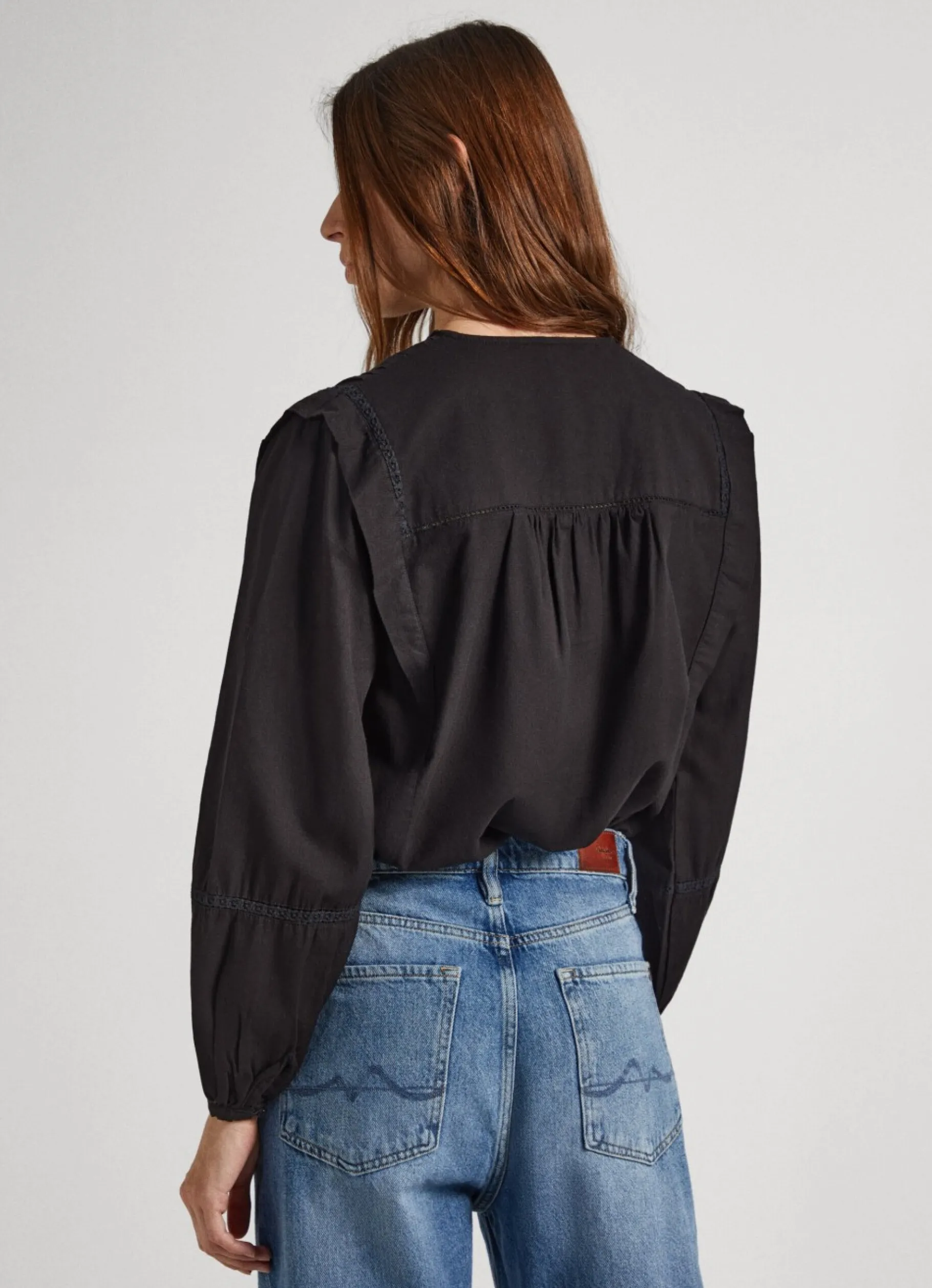 Women Pepe Jeans Cotton Twill Blouse