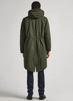Men Pepe Jeans Cotton Twill Parka