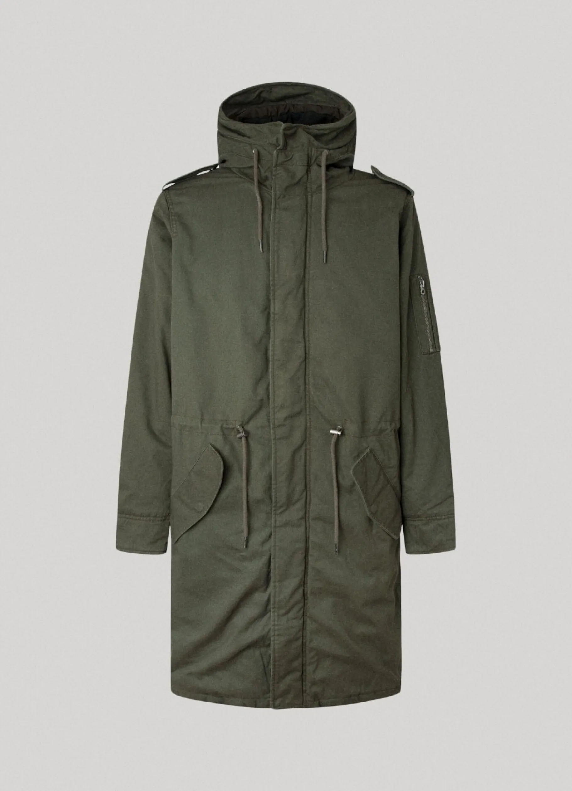 Men Pepe Jeans Cotton Twill Parka