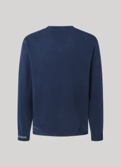 Men Pepe Jeans Cotton V-Neck Knit